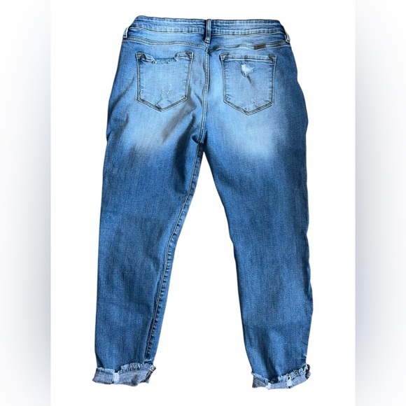 KanCan Distressed Cuffed Jeans – Size 15/31 - Picture 2 of 4